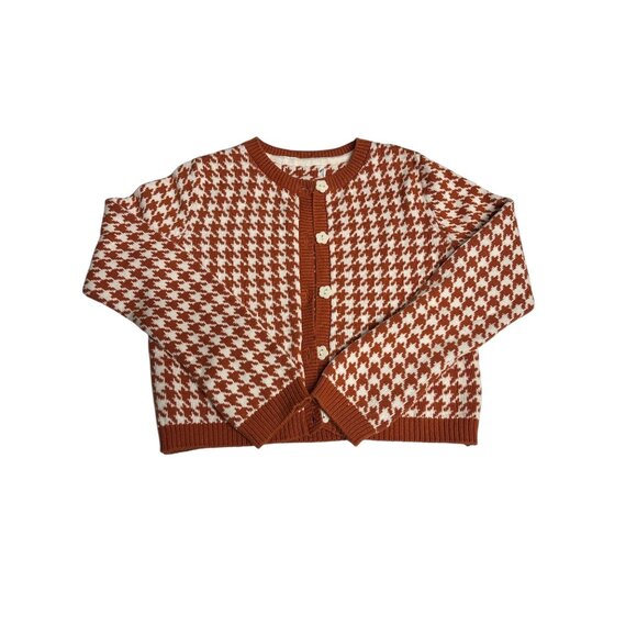 Houndstooth Cardigan & Tank Top Set For Girls - Sincerely Jules - Picture 10 of 12